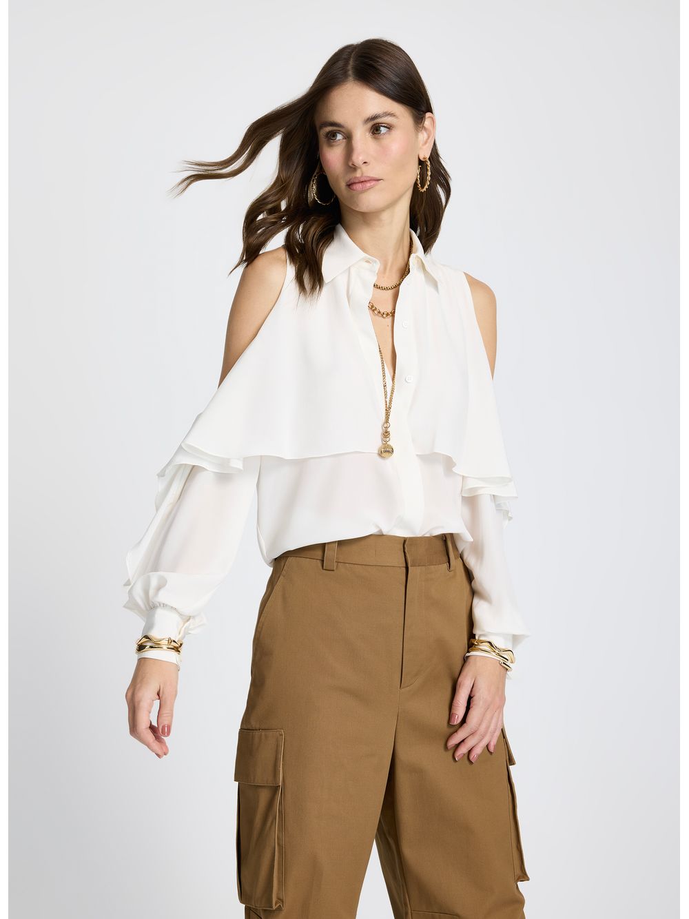 Le Lis — Camisa Le Lis Dalila Seda Feminina