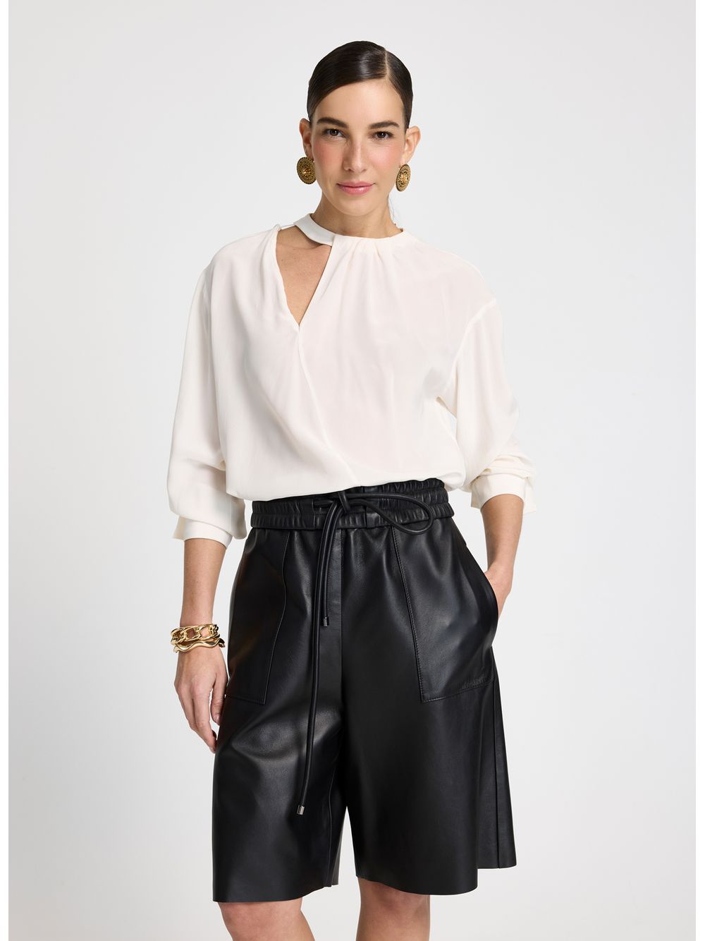 Le Lis — Camisa Le Lis Duda Seda Feminina