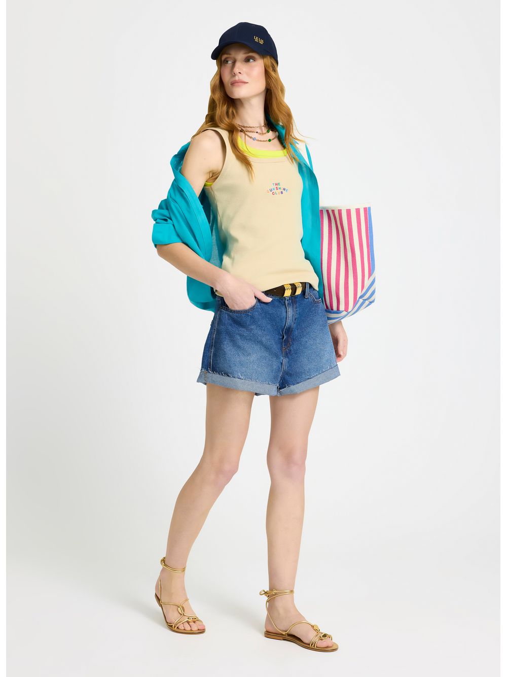 Le Lis — Shorts Le Lis Cibele Patch Jeans Feminino