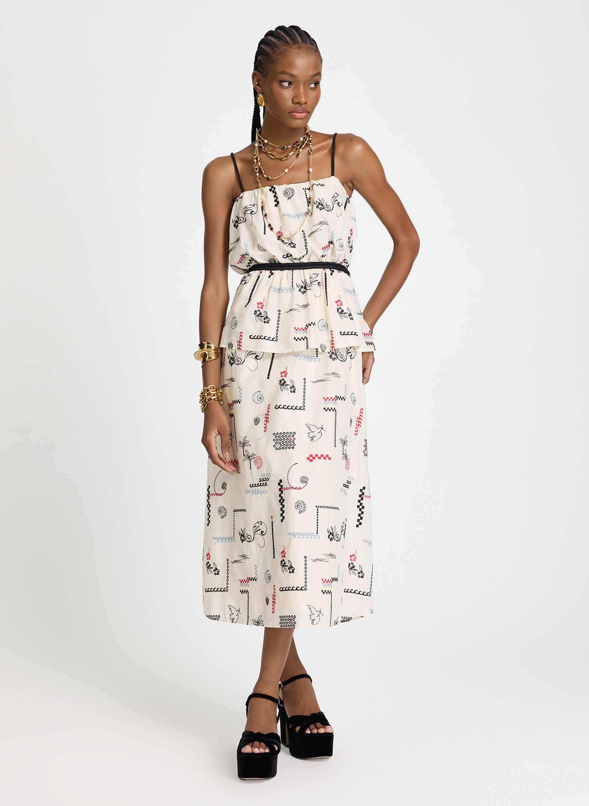 Vestido Le Lis Giane Feminino — Le Lis